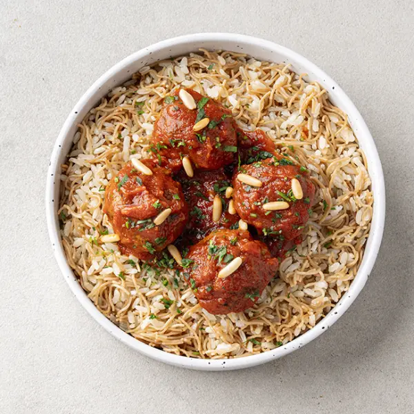 Beef Dawood Basha with Rice Vermicelli